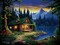 Diamond Painting Kits for Adults Cabin in The Wood Full Drill,5D Paint with Diamond Kit Embroidery Art Craft for Home Wall Decor…
